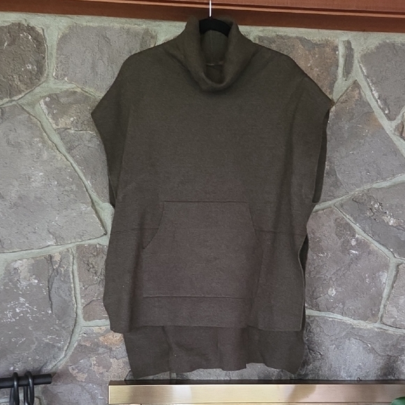 Kerisma Sweaters - Kerisma Charcoal Poncho Sweater